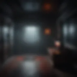 Dark and eerie game environment