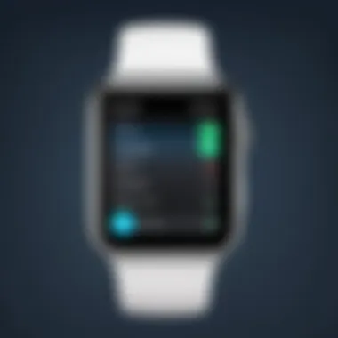 Sleek User Interface of Solitaire Elegant interface of Solitaire on Apple Watch