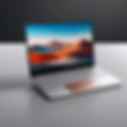Elegant design of the Surface Laptop Go showcasing premium build quality