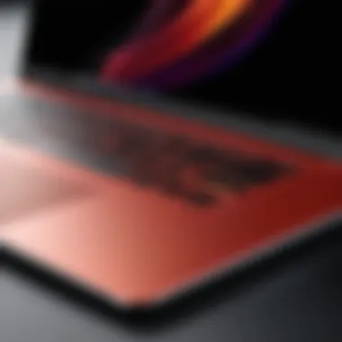 Close-up of Surface Laptop Studio finishes