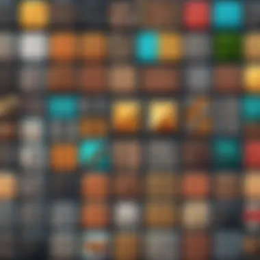 Diverse Texture Packs for Enhanced Gameplay Showcasing various texture packs for MCPE