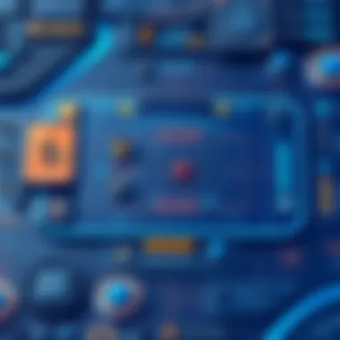Strategic Gameplay Interface An engaging layout of a strategy game emphasizing tactical gameplay and user interface design.