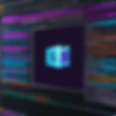Dark Syntax Highlighting in Visual Studio Code A vibrant Visual Studio Code theme showcasing a dark background with colorful syntax highlighting.