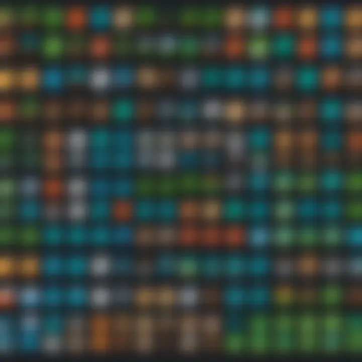 An infographic showing various code types in Minecraft