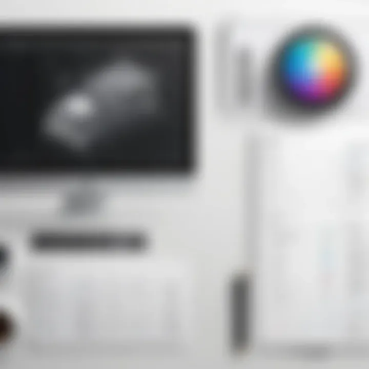 Comparison chart of various drawing applications highlighting their features