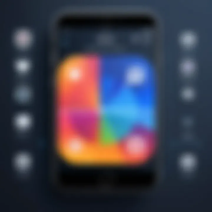 An artistic representation of user engagement metrics on Instagram