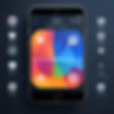 User Engagement Metrics on Instagram An artistic representation of user engagement metrics on Instagram