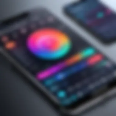 Screenshot of a Popular Music App Interface Screenshot of a popular music app interface