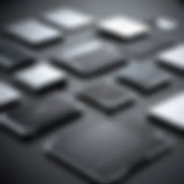 Variety of Sliding Camera Covers Different types of sliding covers for laptop cameras displayed on a table