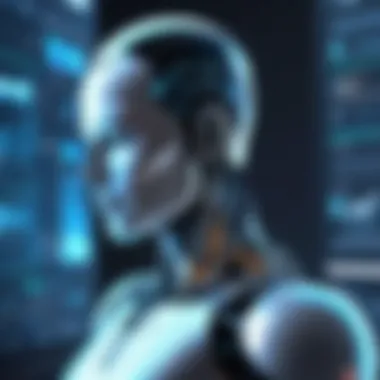 Enhancing Business Operations with AI Graphical illustration of AI enhancing business operations