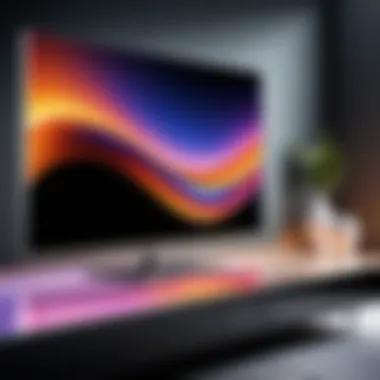 Phillips Amberlight TV design showcasing sleek aesthetics