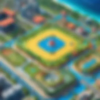 Modern Pokémon Universe An artistic representation of the Pokémon universe enhanced by modern technology