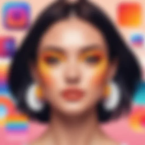 A vibrant collection of Instagram filters showcasing diverse aesthetics