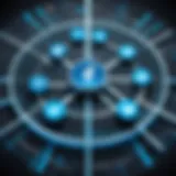 Illustration depicting the connection between TruthFinder and social media platforms.