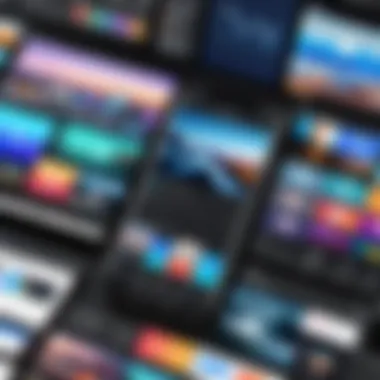 Overview of Leading Mobile Video Editing Tools A collage of popular video editing tools available on mobile