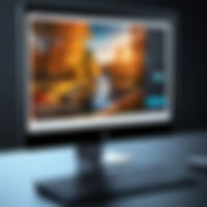 Benefits of using video screensavers illustrated on a digital canvas