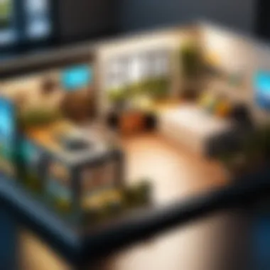 Innovative Home Design Tools Creative home design interface showcasing customizable features.