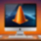 VLC Player interface on macOS