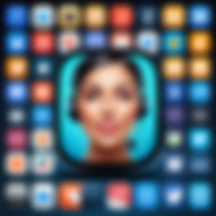 A collage of popular voice transformation applications.