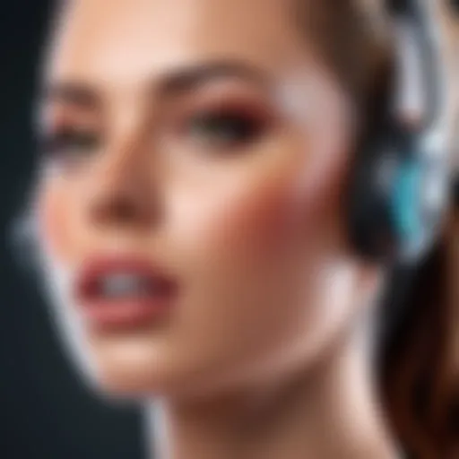 A visual representation of voice modulation technology.