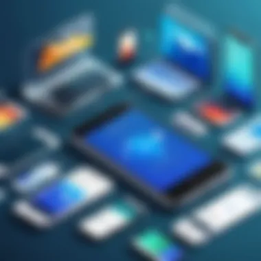 Essential Migration Tools Illustration of various tools for data migration