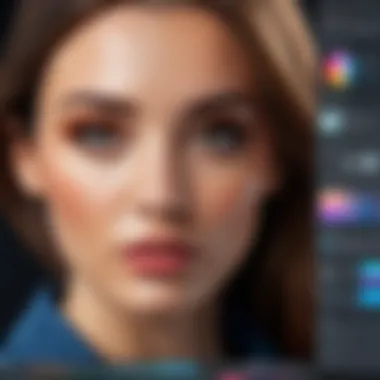 User Interface of Fac Photo Editor Interface of the Fac Photo Editor showcasing editing tools