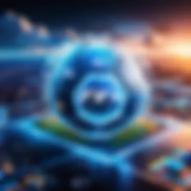 The Convergence of FIFA and Cloud Gaming FIFA logo merged with cloud technology symbols
