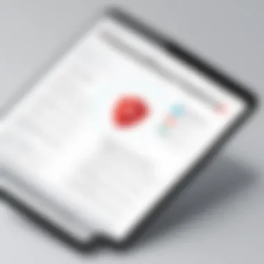 PDF Security Features in Conversion Apps Illustration of PDF security features