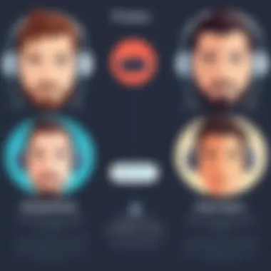 Infographic Comparison of Voice Changers An infographic comparing popular free voice changers for Discord.