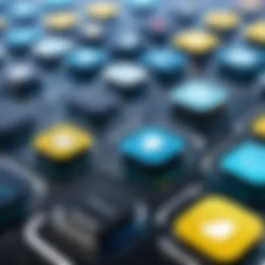 The Future of Messaging A futuristic concept of texting applications in a digital landscape.