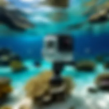 GoPro Underwater Footage Underwater footage captured by GoPro showcasing aquatic life