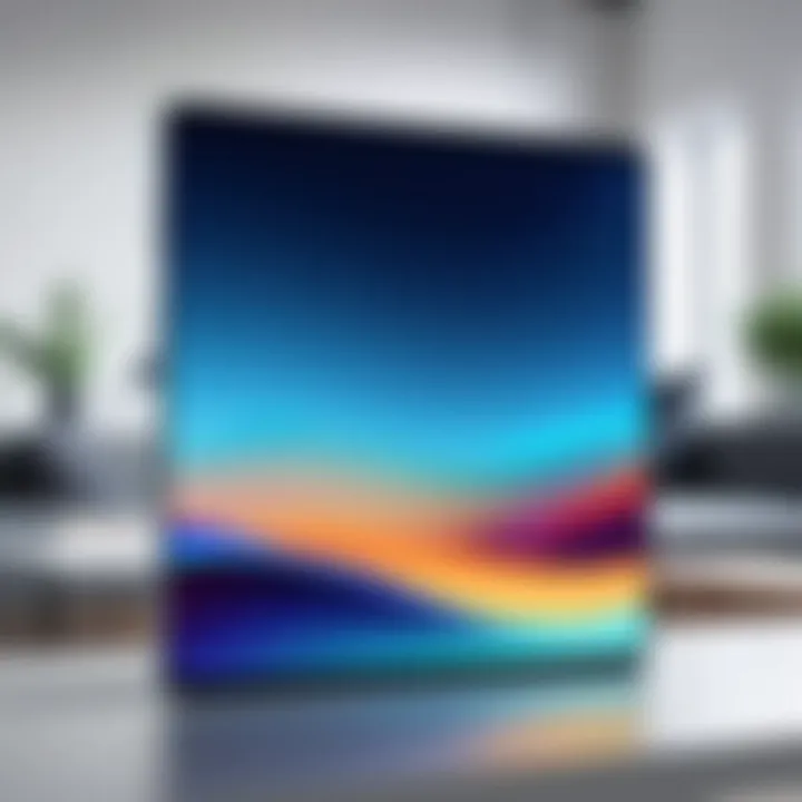 Example of blurred background effect on a Samsung photo