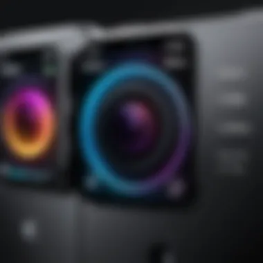 Camera Settings for Background Blur Screenshot of iPhone camera settings for blurring background