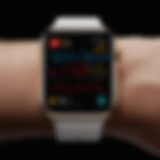 Apple Watch displaying ECG feature