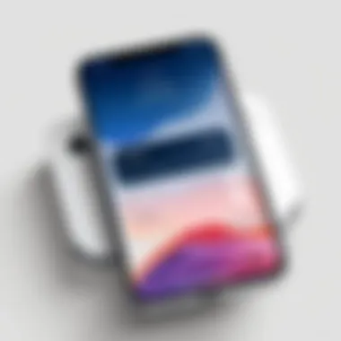 Custom Ringtone Settings on iPhone Illustration of iPhone with custom ringtone settings