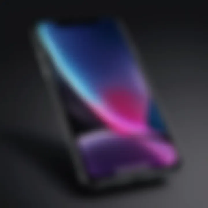 Illustration of iPhone customization with moving backgrounds