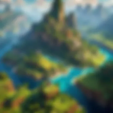 Stunning Minecraft World with Shaders Stunning Minecraft world enhanced with shaders