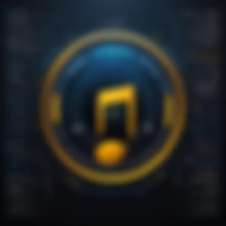 A graphic representation of copyright symbols highlighting music rights.