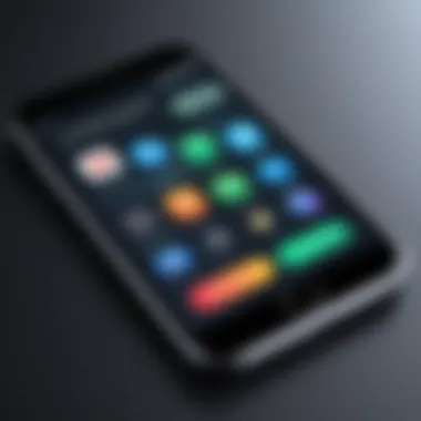 Exploring App Locking Features Visual representation of app locking features on a smartphone