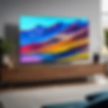 Samsung TV showing screen mirroring interface