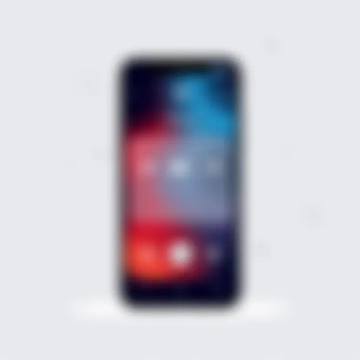 iPhone screen showing voice recording app