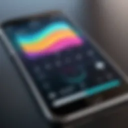 A smartphone displaying ringtone settings