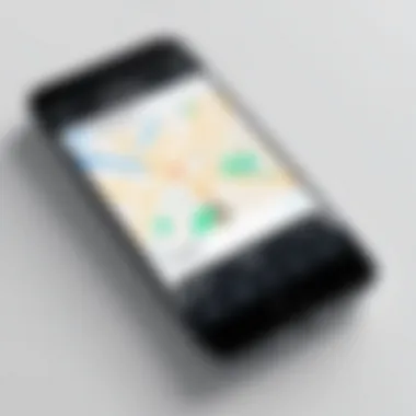 Adjusting Location Settings on iPhone iPhone location settings screen