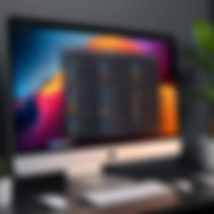 Screen capture of Mac's built-in screen recording menu