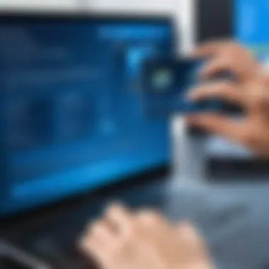 Accessing Device Settings User accessing device settings to check graphics driver