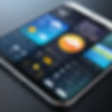 Functionalities Comparison of Leading Weather Apps Comparison chart of weather app functionalities