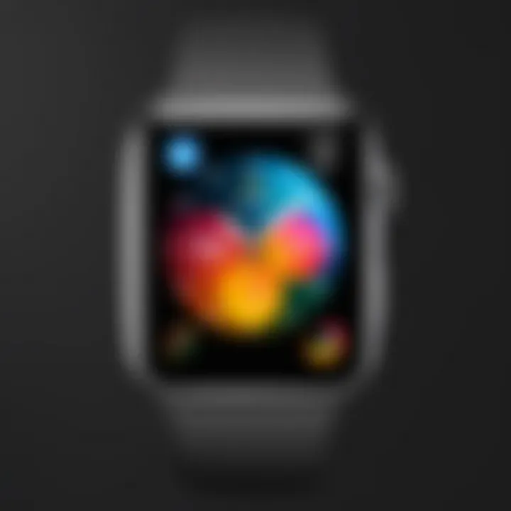 Stylish and functional Apple Watch with a unique face in a lifestyle setting