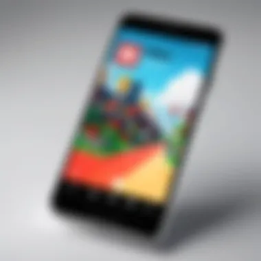 Roblox on Smartphone Roblox being downloaded on a smartphone