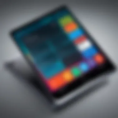 Showcasing Installed Phone Applications on Tablet Android tablet showcasing installed phone applications
