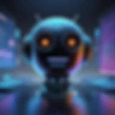 Enhancing Discord Community with Bots A captivating visual representation of a Discord server with integrated bots enhancing interactions.